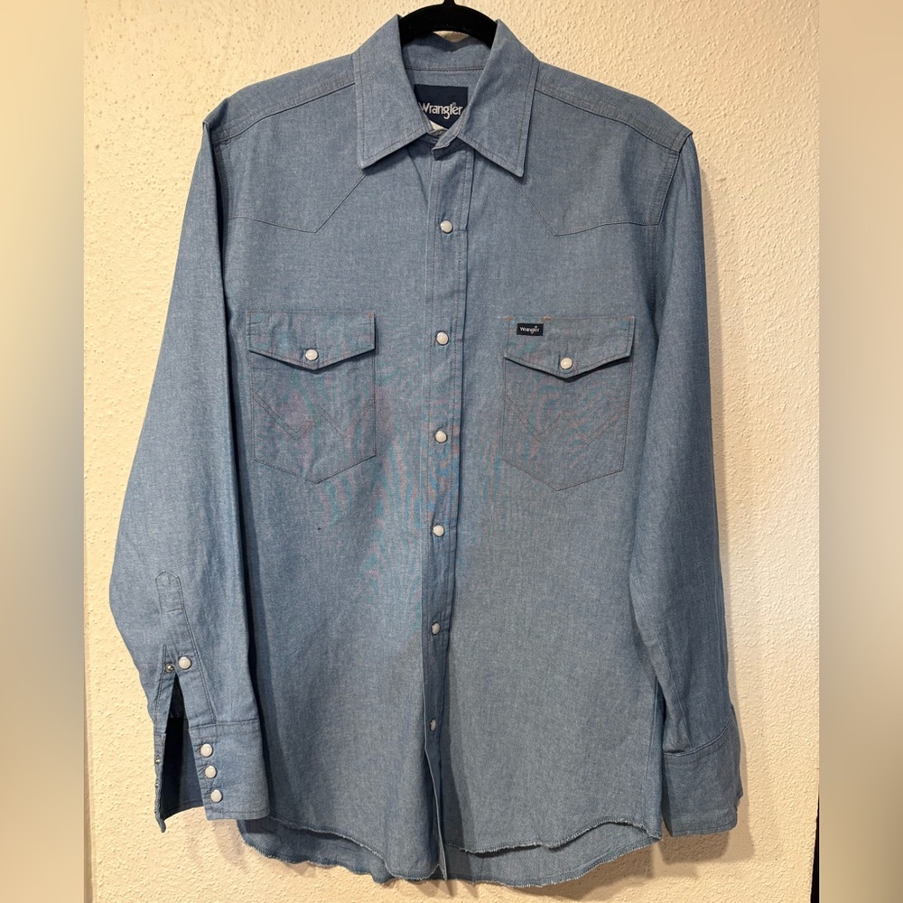 Wrangler Denim Blue Casual Shirt